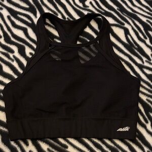 Avia Women's Black Mesh Sports Bra